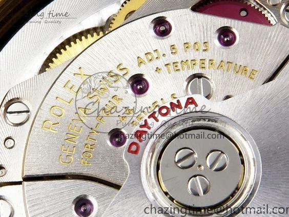 0420 DAYTONA 116518 APSF 1:1 BEST EDITION YG BLACK DIAL ON OYSTERFLEX RUBBER STRAP SH OnTrend 1784